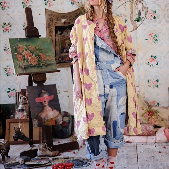 Magnolia Pearl Denim - Magnolia Pearl Heart Kimi Coat Jacket 565